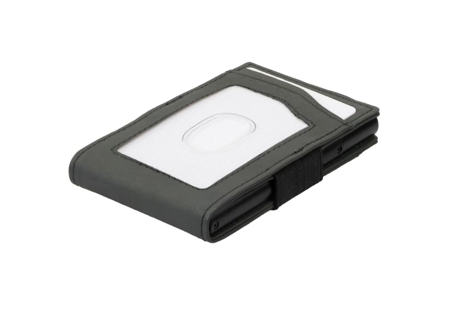 Metal Card Holder Slim ID Window